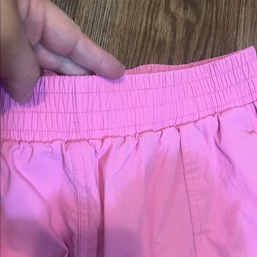 Vibrant Pink Elastic Waist Pants - Picture 2 of 15